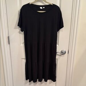 Black Gap Flutter Dress